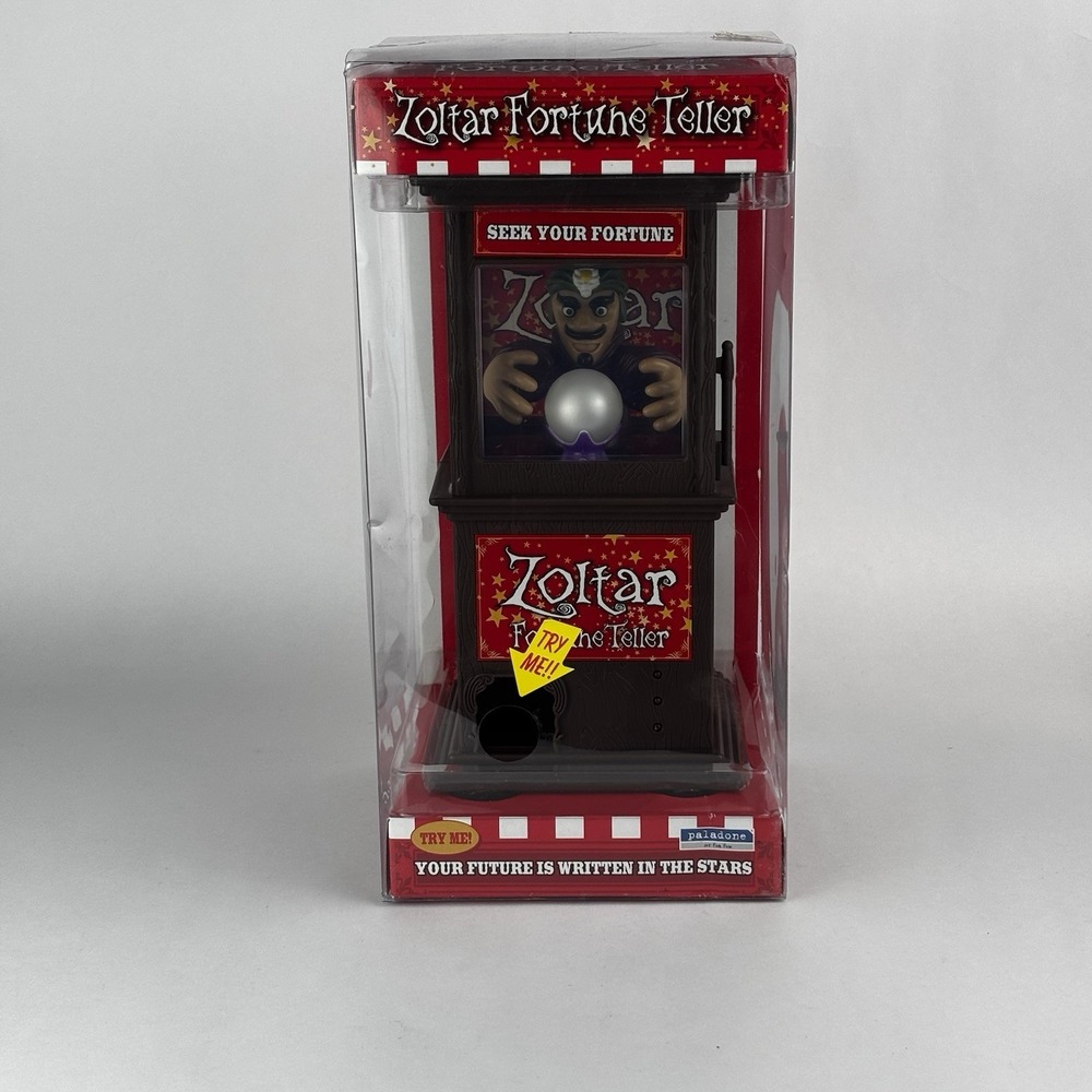 Rare Vintage Zoltar Fortune Teller Seek Your Fortune Toy NEW In Box Paladone